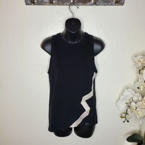 Koral Women's Fawn Daze Tank Top Black & White Size Small XS